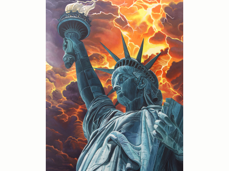 Liberty in the Strom - Original Painting Liberty in the Strom - Original Painting