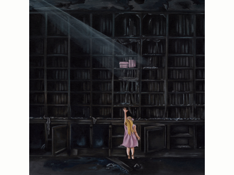 Reader, Black Abbey Studios, Art, Read, Artist, Orlando,