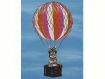 Black Abbey Studios, bunny, rabbit, whimsy, cute, hot air balloon