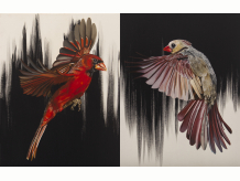 Mr.& Mrs. Crimson Set of Two Matching Signed Prints - FREE SHIPPING