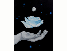 Power, Rose, White Rose, hand, magic, witch, Black Abbey Studios